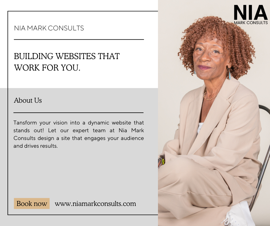 Website Development - Nia Mark Consults