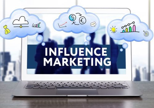 Marketing Strategy. Planning Strategy Concept. Business, technology, internet and networking concept. Influence marketing